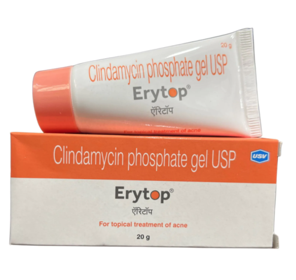 A box of Clindamycin (1%) + Zinc acetate (1%) Cream 15gm Tube